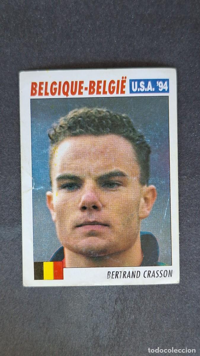 Cromos de Futebol: L2 BERTRAND CRASSON SELECCION BELGICA MUNDIAL U.S.A. 94 SERVICE LINE NUNCA PEGADO SIN PEGAR