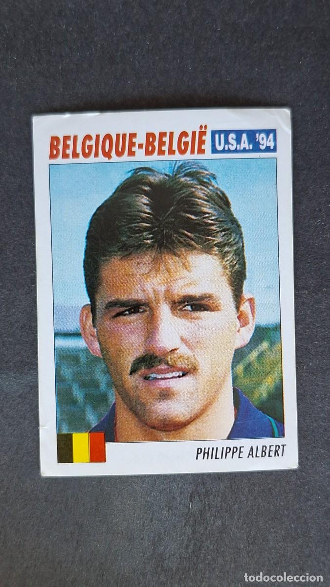 Cromos de Futebol: L2 PHILIPPE ALBERT SELECCION BELGICA MUNDIAL U.S.A. 94 SERVICE LINE NUNCA PEGADO SIN PEGAR
