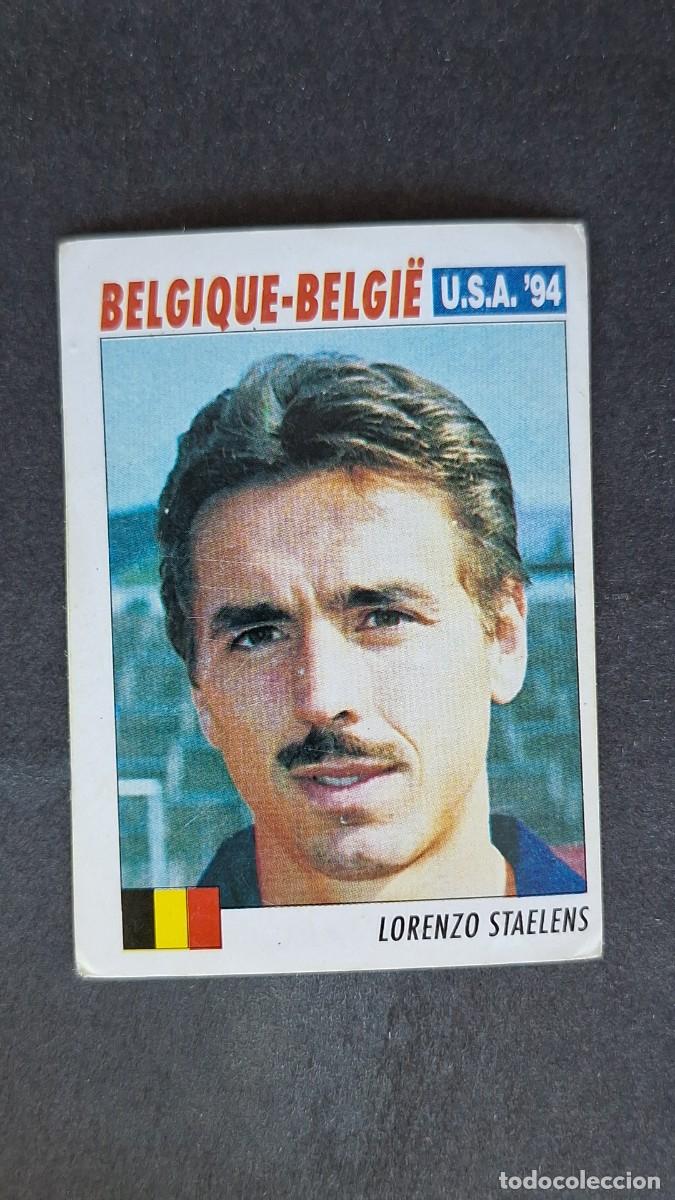 Cromos de Futebol: L2 LORENZO STAELENS SELECCION BELGICA MUNDIAL U.S.A. 94 SERVICE LINE NUNCA PEGADO SIN PEGAR