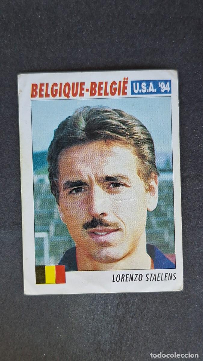 Cromos de Futebol: L2 LORENZO STAELENS SELECCION BELGICA MUNDIAL U.S.A. 94 SERVICE LINE NUNCA PEGADO SIN PEGAR