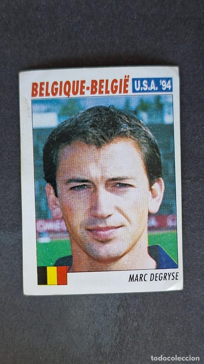 Cromos de Futebol: L2 MARC DEGRYSE SELECCION BELGICA MUNDIAL U.S.A. 94 SERVICE LINE NUNCA PEGADO SIN PEGAR