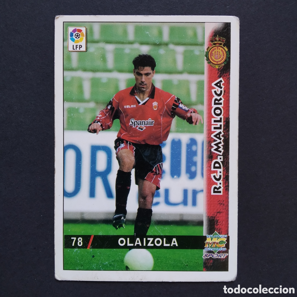 Cromos de F&uacute;tbol: CROMO - N&ordm; 0075 - OLAIZOLA - R.C.D MALLORCA - LAS FICHAS DE LA LIGA 98-99 (1998 / 1999) - MUNDICROMO
