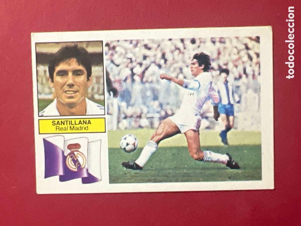 Cartes &agrave; collectionner de Football: C4330. CROMO ALBUM LIGA ESTE 82 83 SANTILLANA (REAL MADRID) - NUNCA PEGADO - 1982 1983