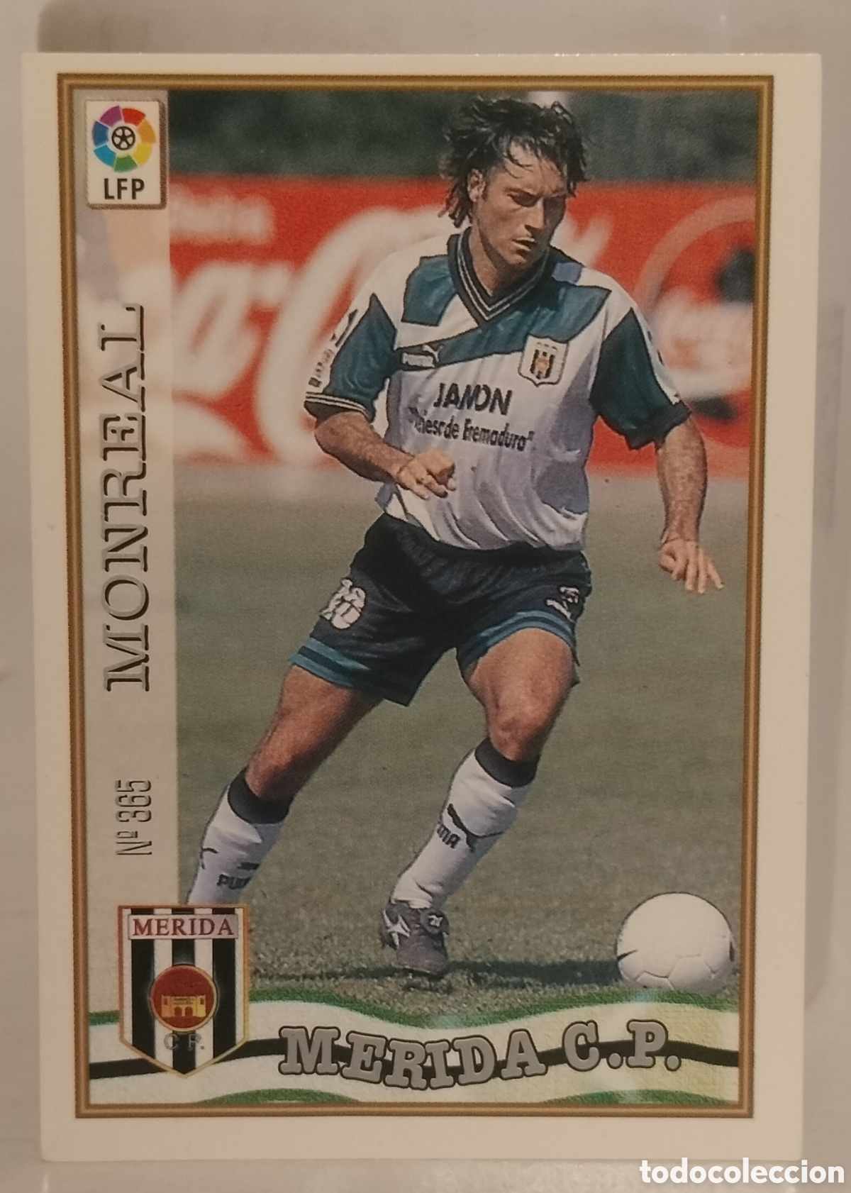 Cromos de F&uacute;tbol: Monreal M&eacute;rida 96-97