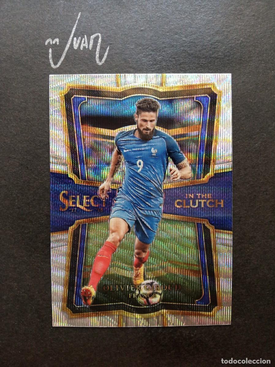 Cromos de F&uacute;tbol: IC-20 IN THE CLUTCH PRIZM GIROUD FRANCIA AC MILAN LOSC LILLE ⚽ PANINI &reg; SELECT FIFA 2017 2018 17 18
