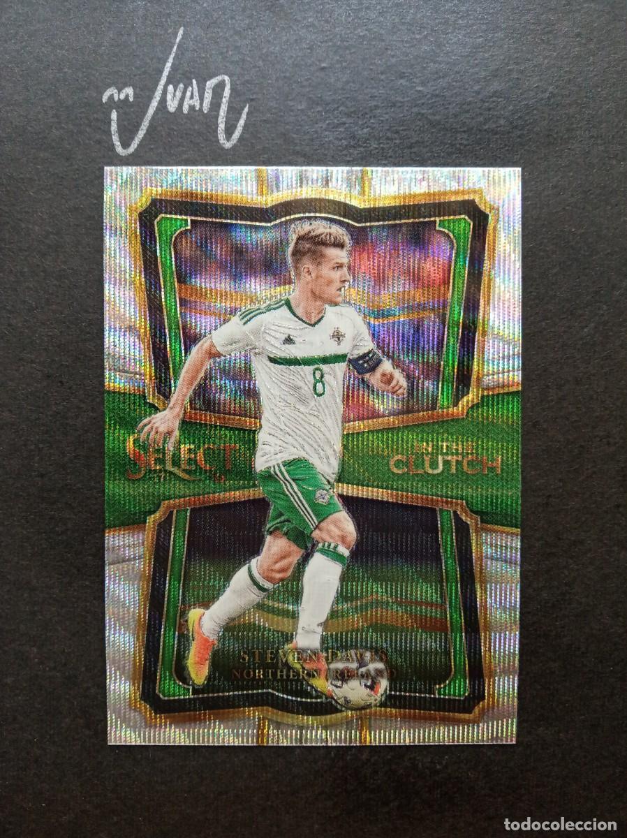 Cromos de F&uacute;tbol: IC-22 IN THE CLUTCH PRIZM STEVEN DAVIS IRLANDA NORTE RANGERS ⚽ PANINI &reg; SELECT FIFA 2017 2018 17 18