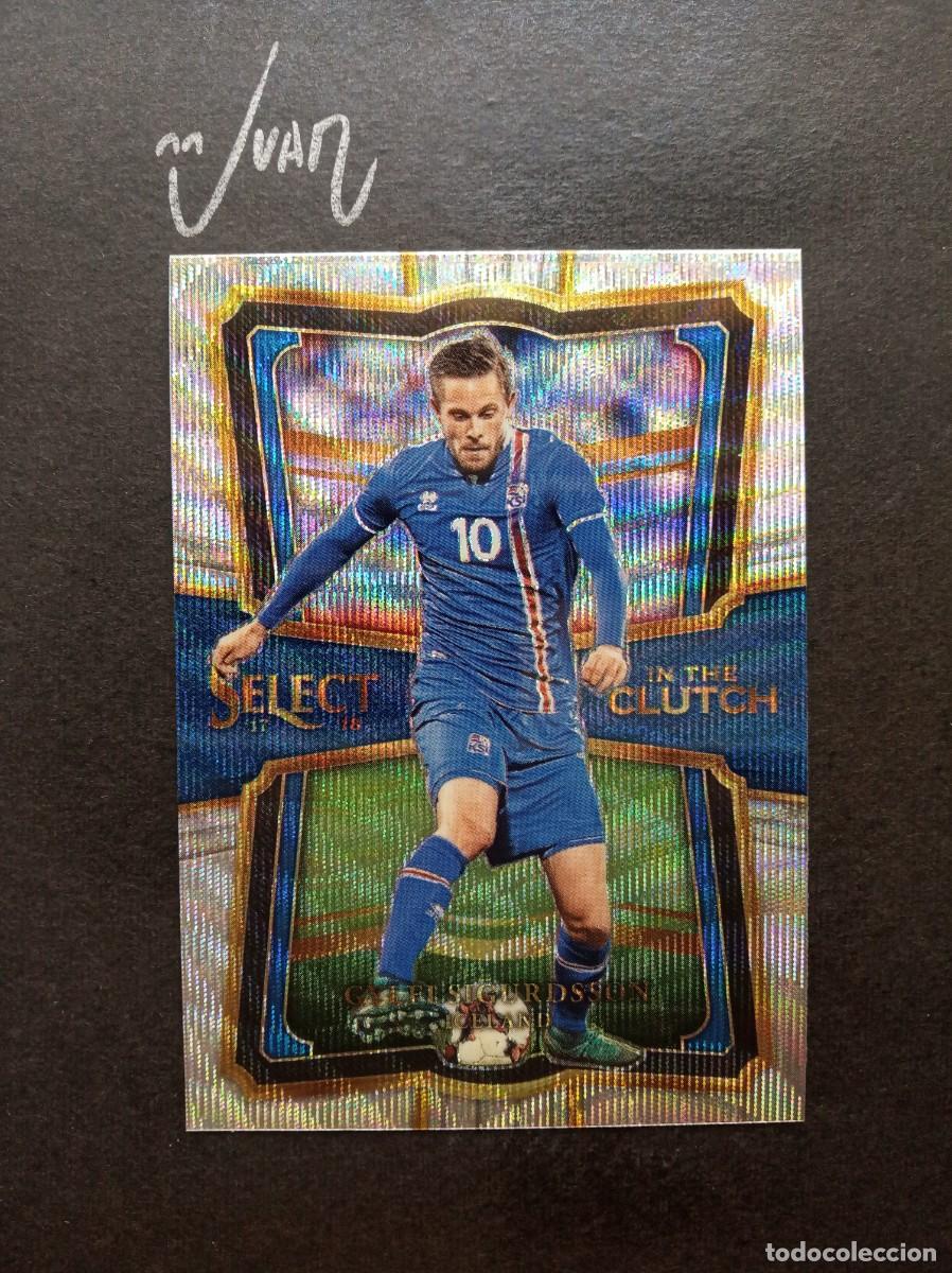 Cromos de F&uacute;tbol: IC-25 IN THE CLUTCH PRIZM SIGURDSSON ISLANDIA EVERTON ⚽ PANINI &reg; SELECT FIFA 2017 2018 17 18