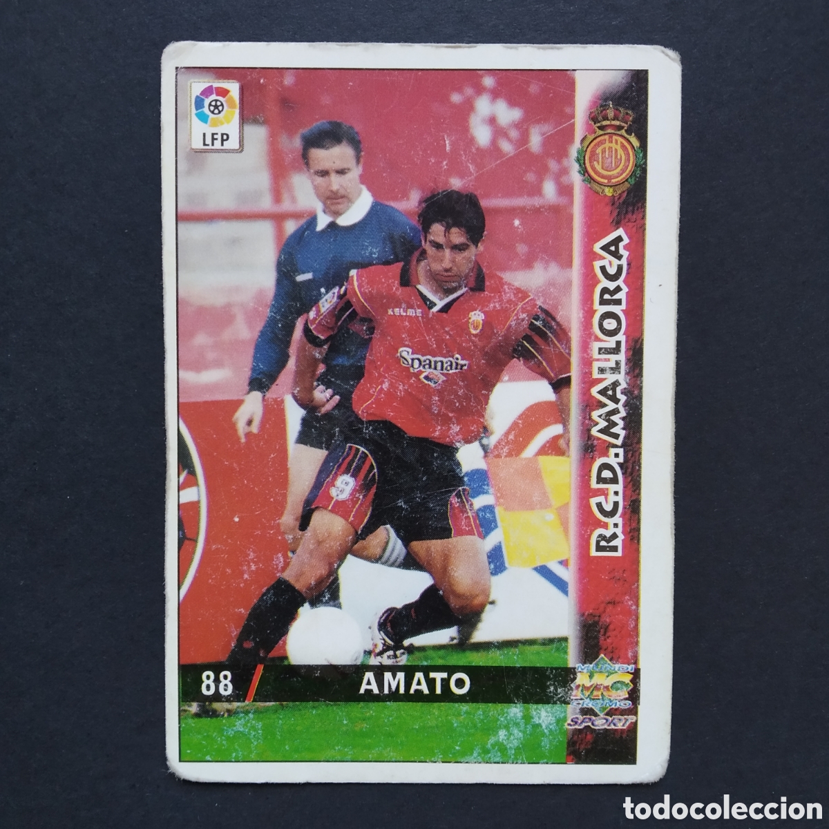 Cromos de F&uacute;tbol: CROMO - N&ordm; 0088 - AMATO - R.C.D. MALLORCA - LAS FICHAS DE LA LIGA 98-99 (1998 / 1999) - MUNDICROMO