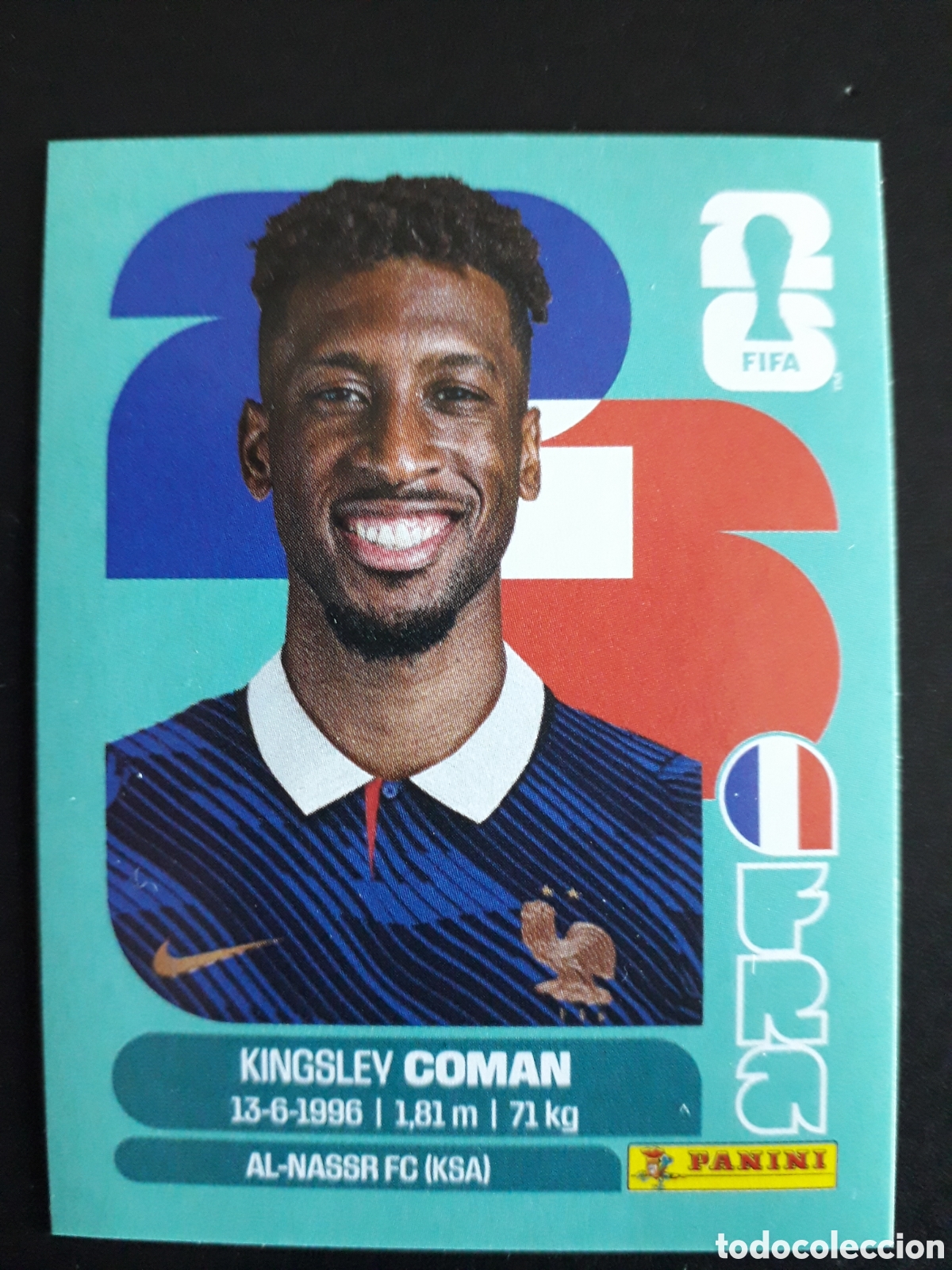 Cromos de F&uacute;tbol: COMAN FRANCIA FRA 18 MUNDIAL F&Uacute;TBOL 2026 FIFA WORLD CUP PANINI SIN PEGAR PEDIDO M&Iacute;NIMO 3&euro;