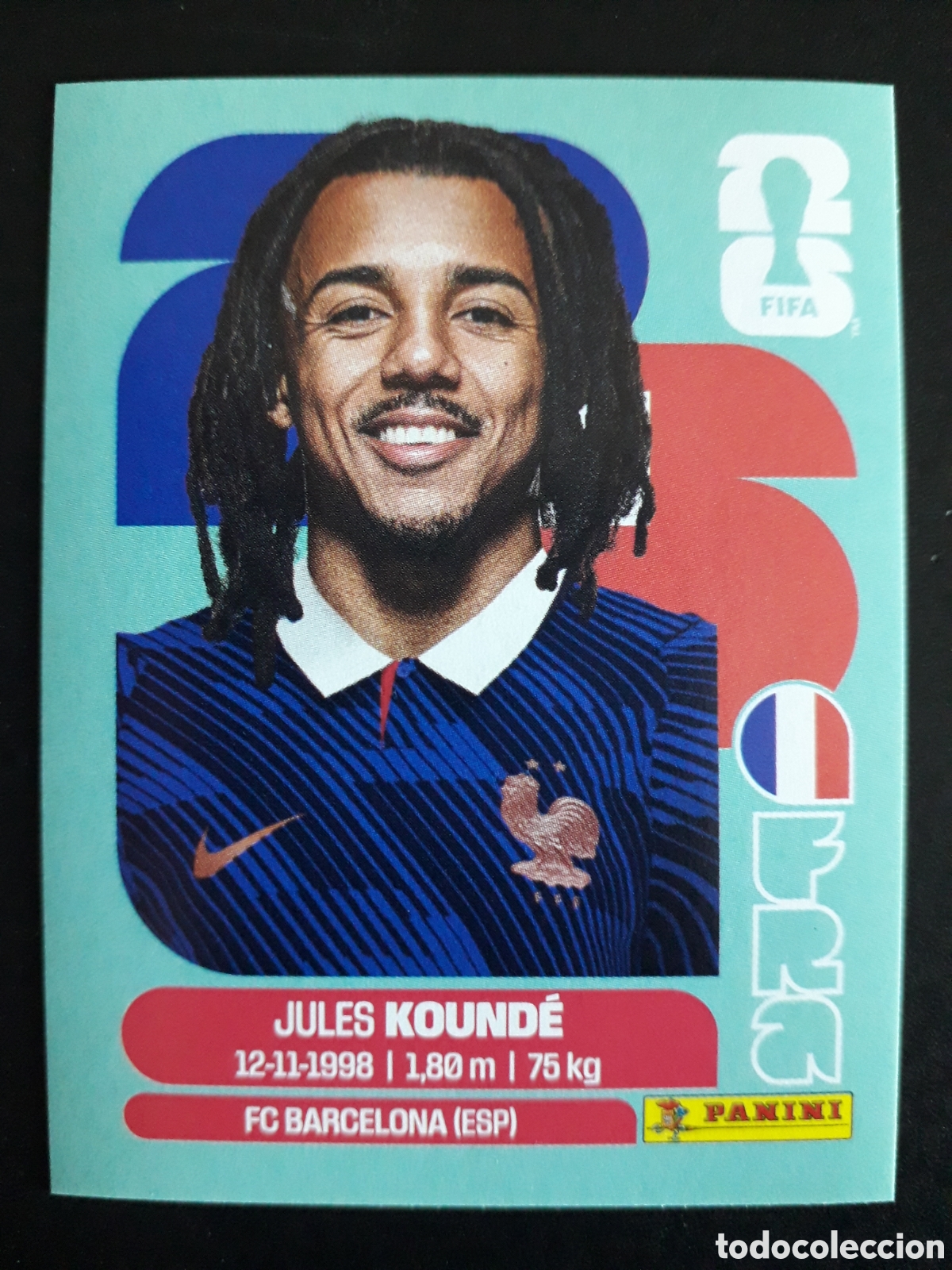 Cromos de Futebol: KOUND&Eacute; FRANCIA FRA 5 MUNDIAL F&Uacute;TBOL 2026 FIFA WORLD CUP PANINI SIN PEGAR PEDIDO M&Iacute;NIMO 3&euro;
