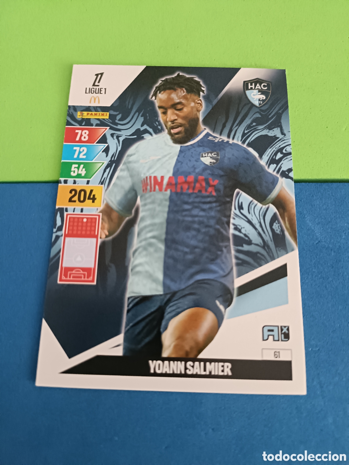 Cromos de F&uacute;tbol: LIGUE 1 FRANCIA FRANCE ADRENALYN XL 24 25 2024 2025 - 61 Salmier