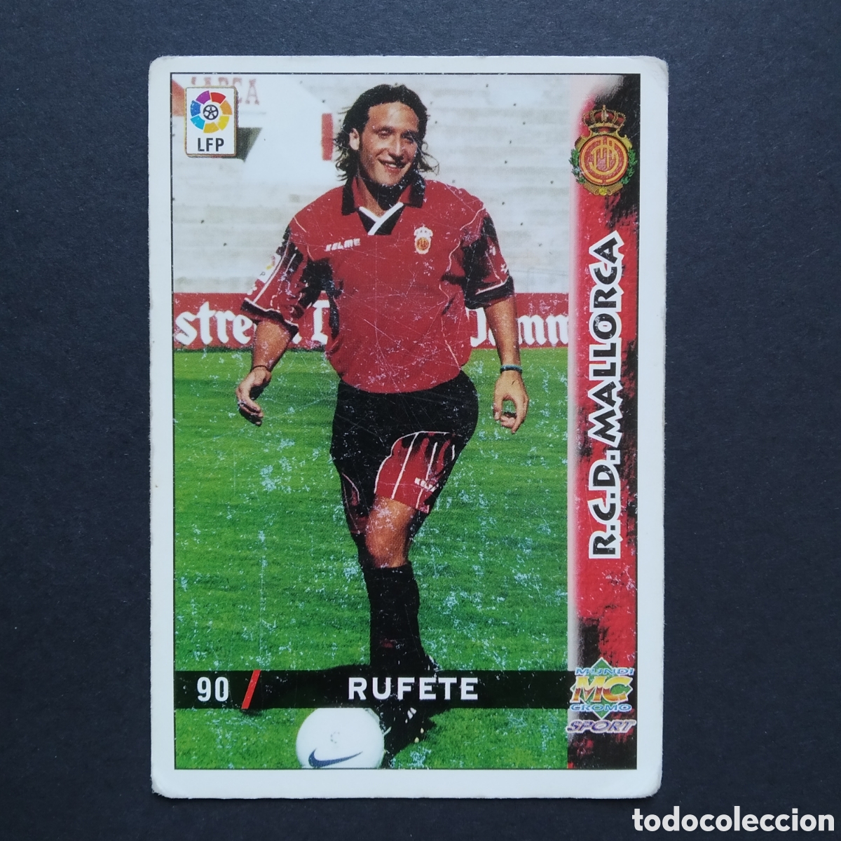 Cromos de F&uacute;tbol: CROMO - N&ordm; 0090 - RUFETE - R.C.D. MALLORCA - LAS FICHAS DE LA LIGA 98-99 (1998 / 1999) - MUNDICROMO