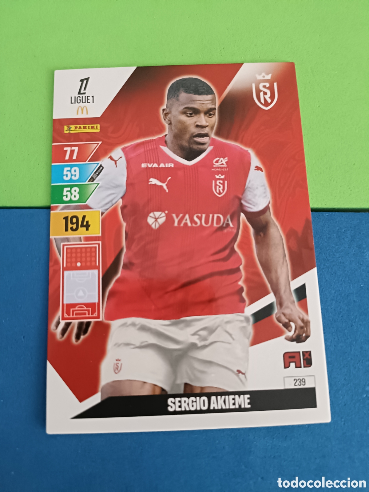 Cromos de F&uacute;tbol: LIGUE 1 FRANCIA FRANCE ADRENALYN XL 24 25 2024 2025 - 239 Akieme