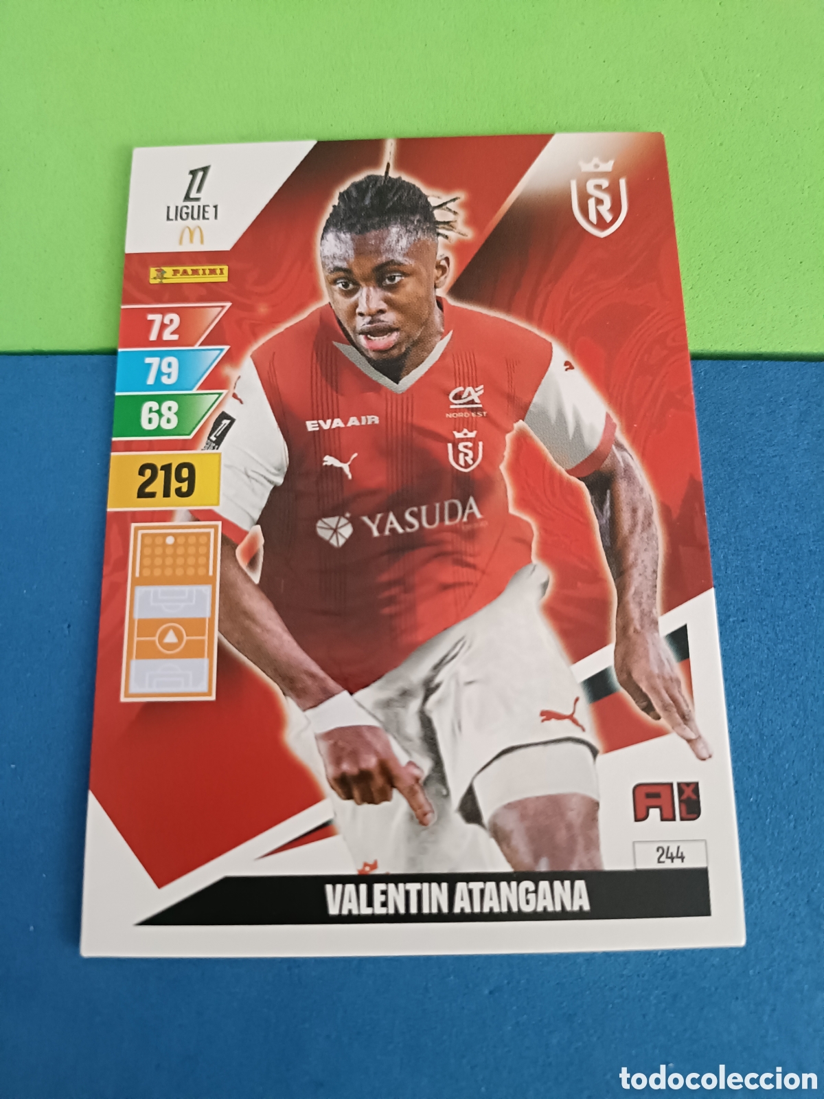 Cromos de F&uacute;tbol: LIGUE 1 FRANCIA FRANCE ADRENALYN XL 24 25 2024 2025 - 244 Atangana