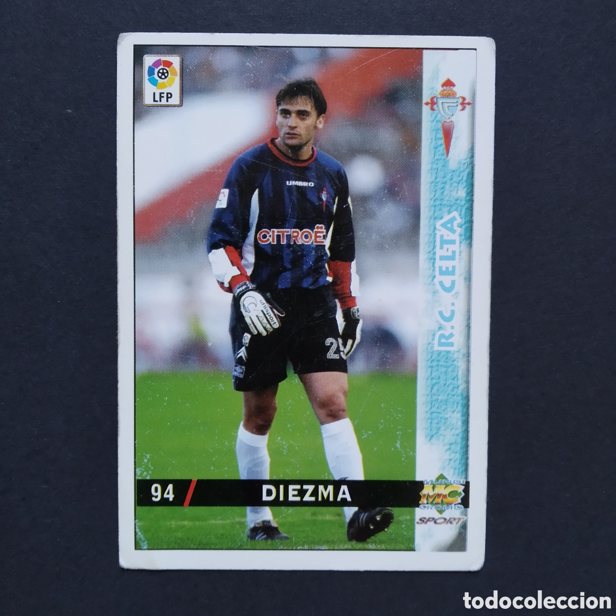 Cromos de F&uacute;tbol: CROMO - N&ordm; 0094 - DIEZMA - R.C. CELTA - LAS FICHAS DE LA LIGA 98-99 (1998 / 1999) - MUNDICROMO