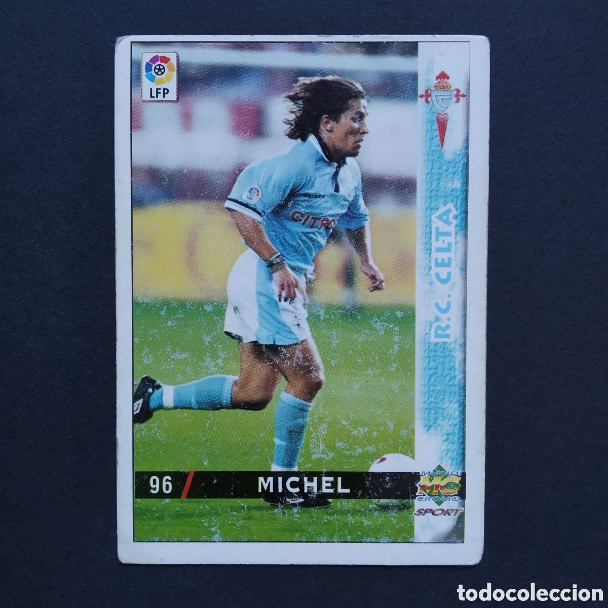 Cartes &agrave; collectionner de Football: CROMO - N&ordm; 0096 - MICHEL - R.C. CELTA - LAS FICHAS DE LA LIGA 98-99 (1998 / 1999) - MUNDICROMO