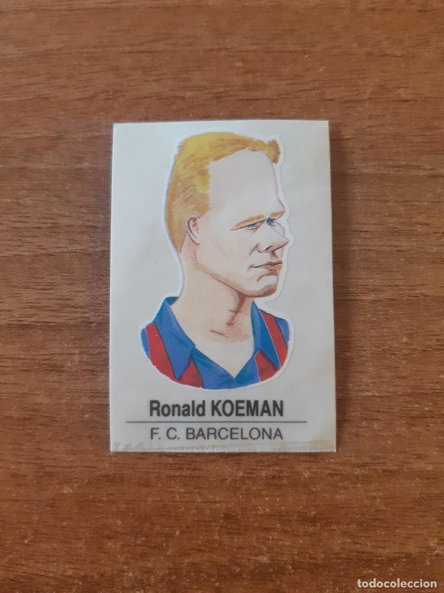 Fu&szlig;ball-Sticker: N&deg;9 RONALD KOEMAN (BARCELONA) CARICATURAS DE FUTBOLISTAS FAMOSOS BOLLYCAO