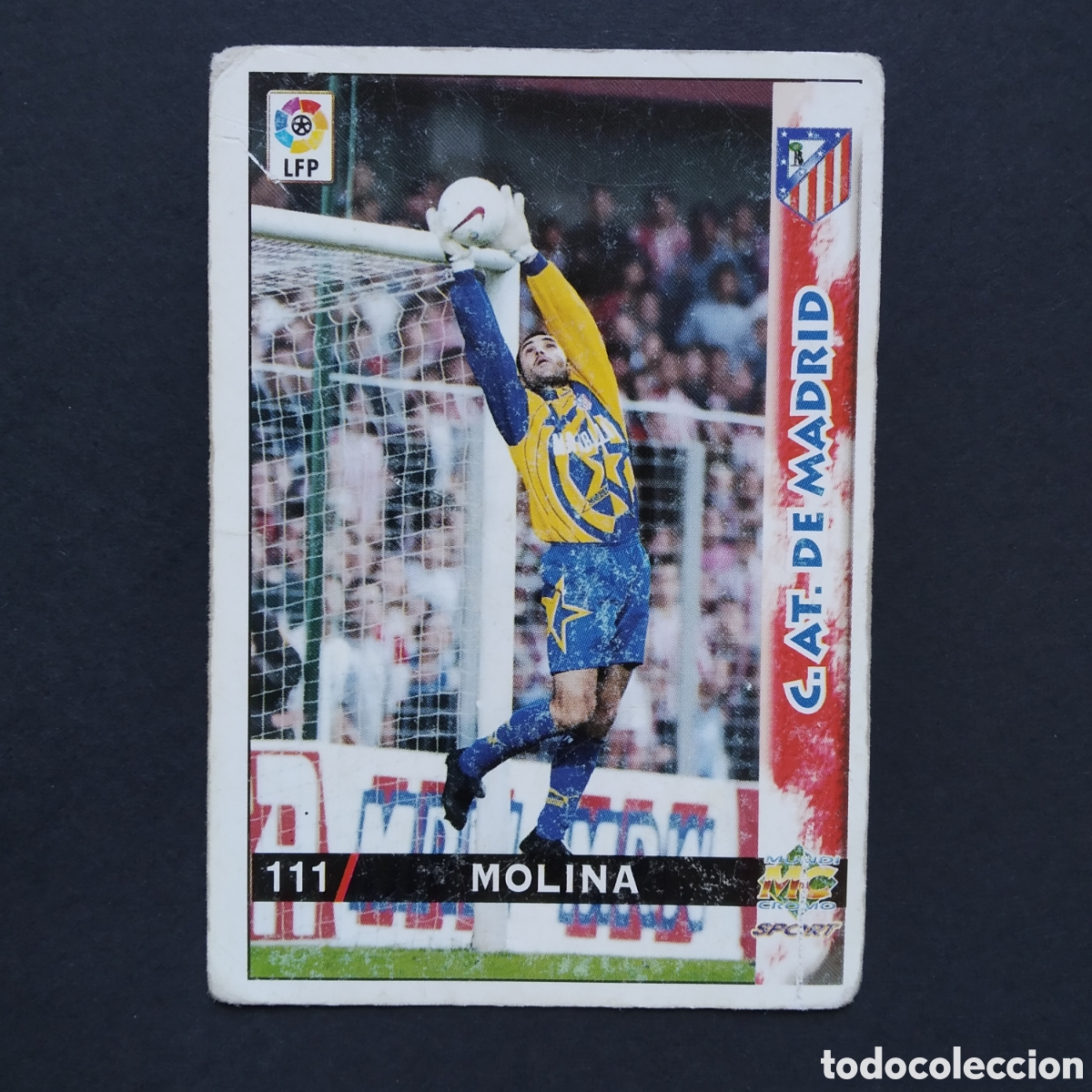 Cromos de F&uacute;tbol: CROMO - N&ordm; 0111 - MOLINA - C.AT. MADRID - LAS FICHAS DE LA LIGA 98-99 (1998 / 1999) - MUNDICROMO