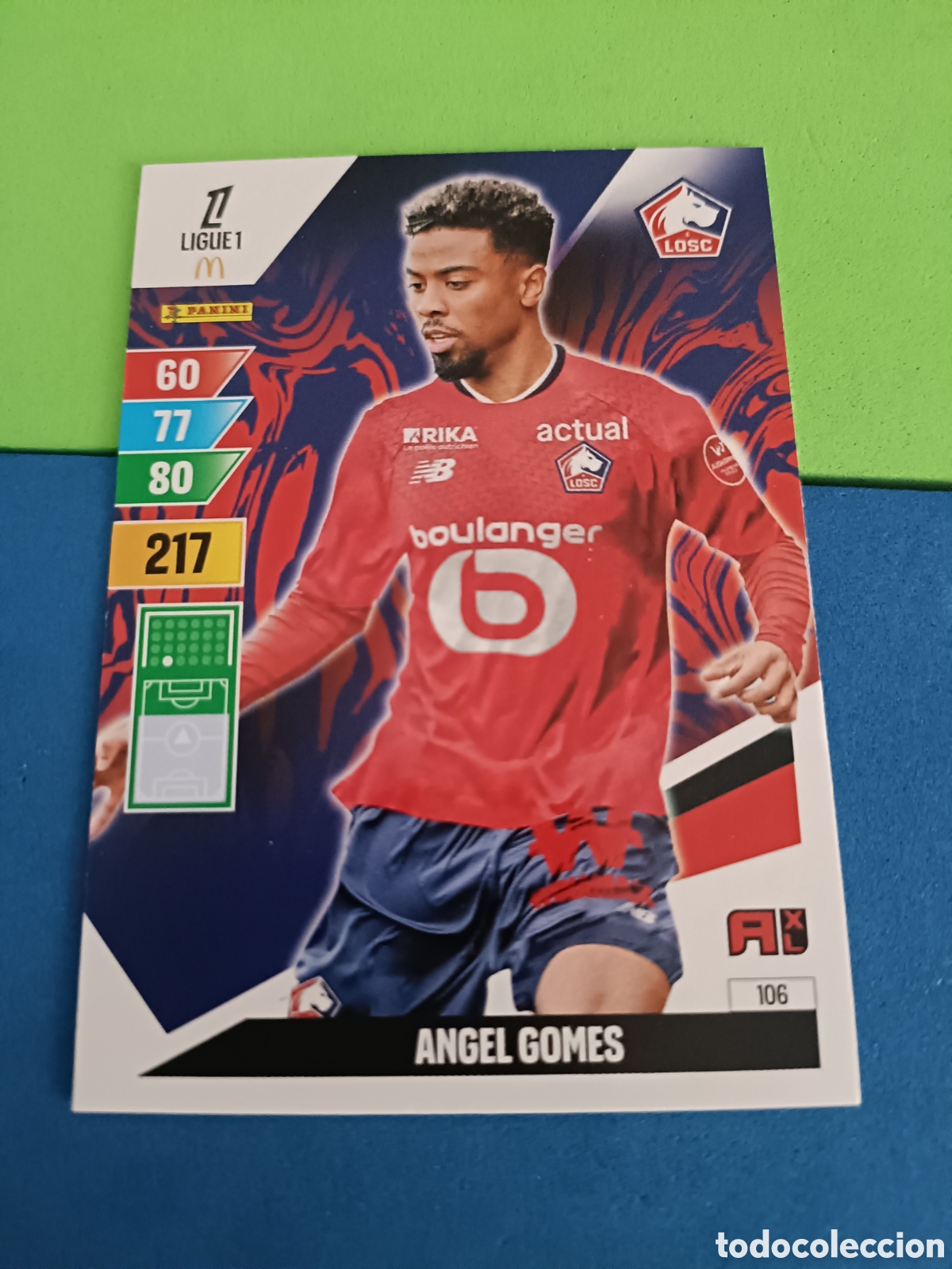 Cromos de F&uacute;tbol: LIGUE 1 FRANCIA FRANCE ADRENALYN XL 24 25 2024 2025 - 106 Angel Gomes