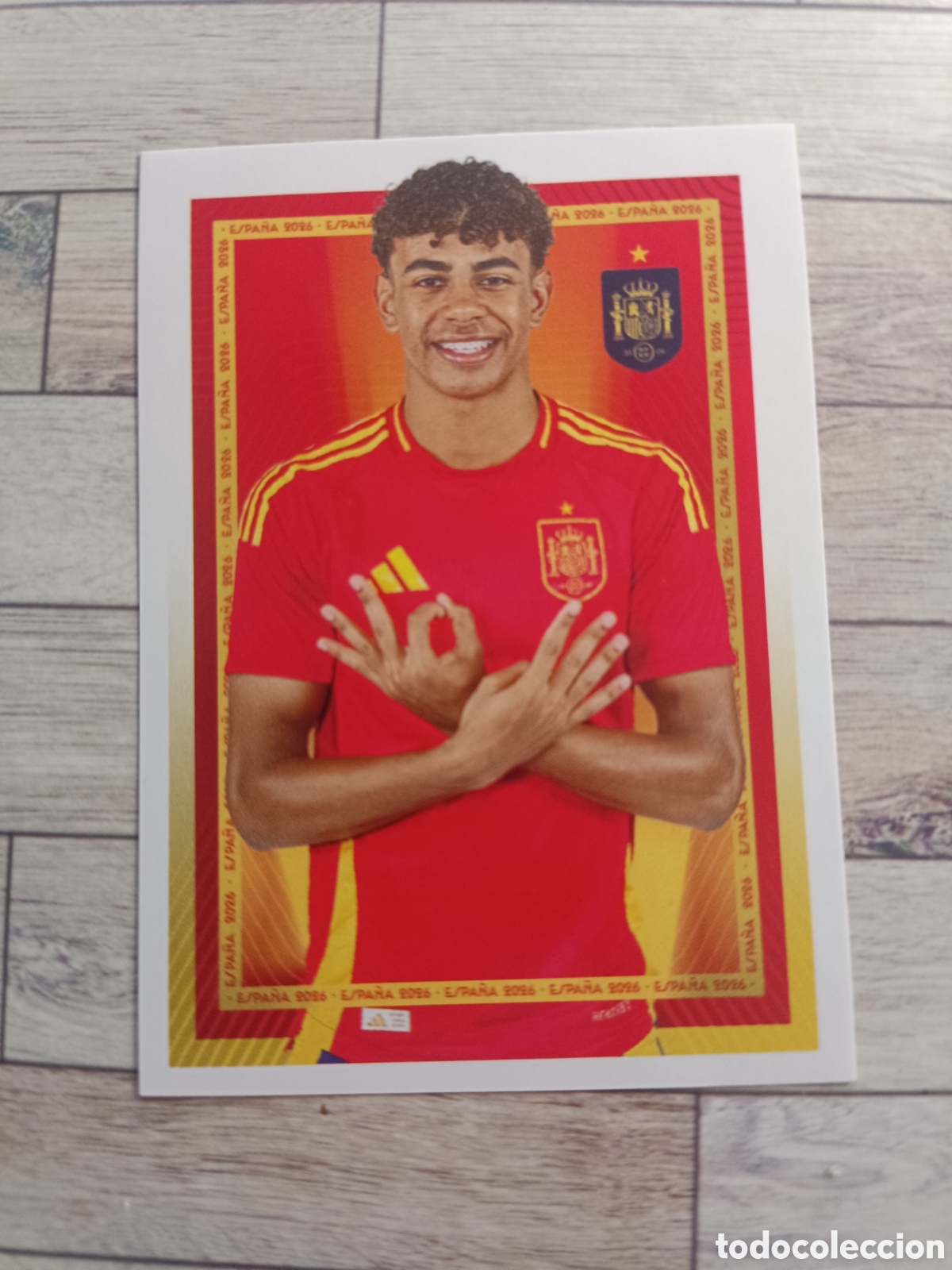 Cromos de F&uacute;tbol: 49 LAMINE YAMAL SELECCION ESPA&Ntilde;OLA ESPA&Ntilde;A MUNDIAL CARREFOUR 26 PANINI 2026