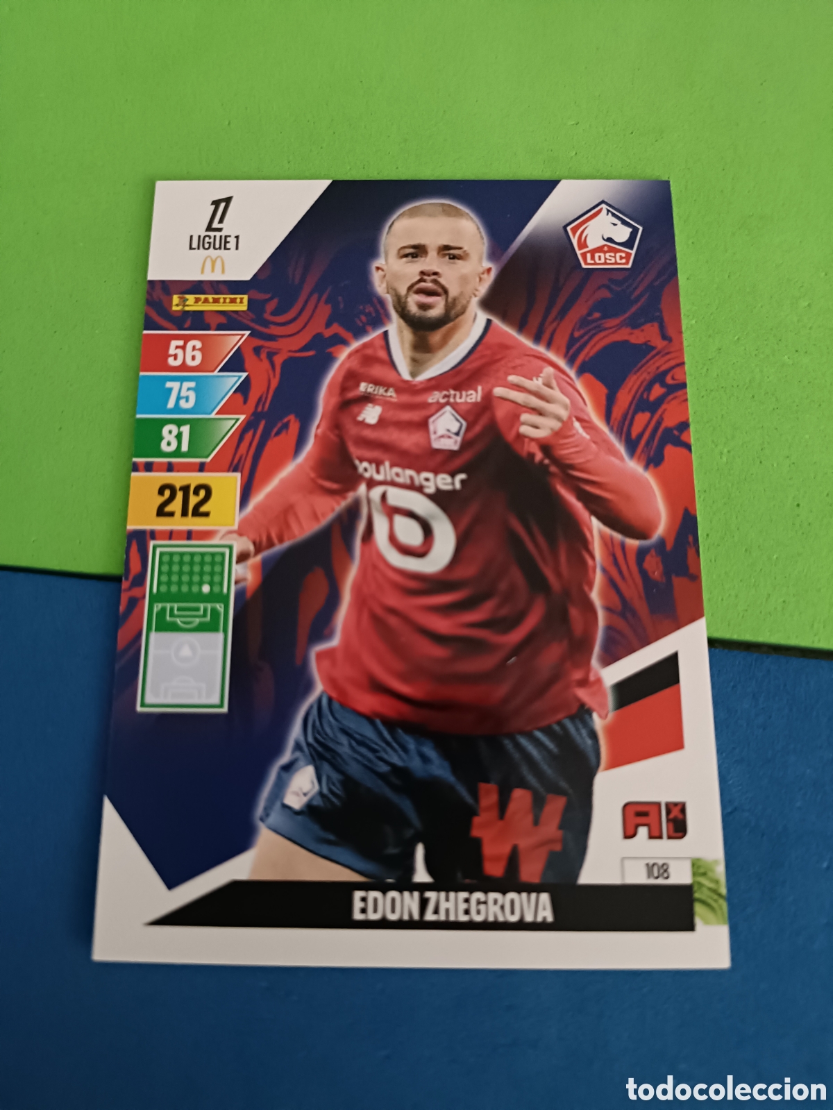 Cromos de F&uacute;tbol: LIGUE 1 FRANCIA FRANCE ADRENALYN XL 24 25 2024 2025 - 108 Zhegrova