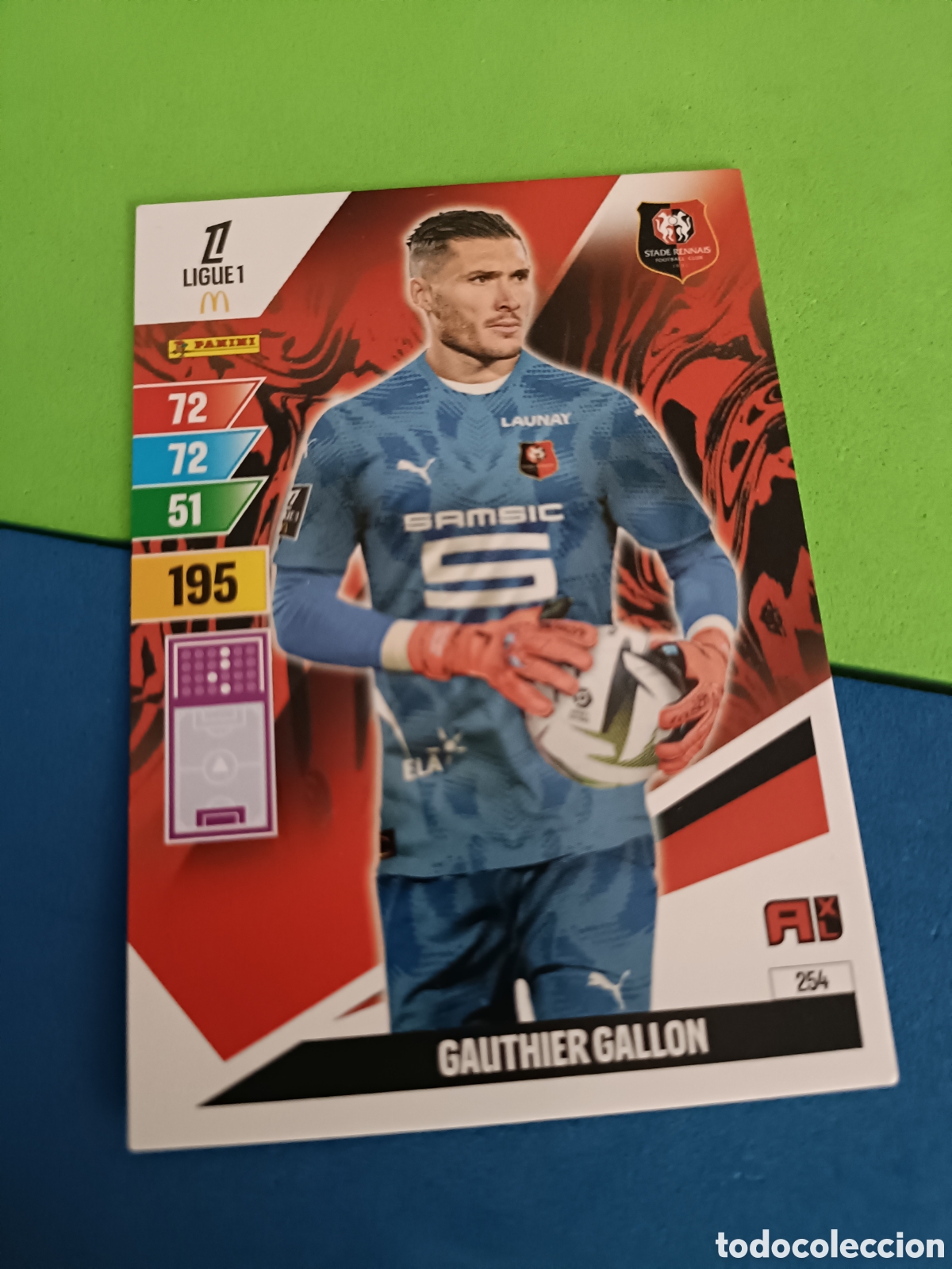Cromos de F&uacute;tbol: LIGUE 1 FRANCIA FRANCE ADRENALYN XL 24 25 2024 2025 - 254 Gallon