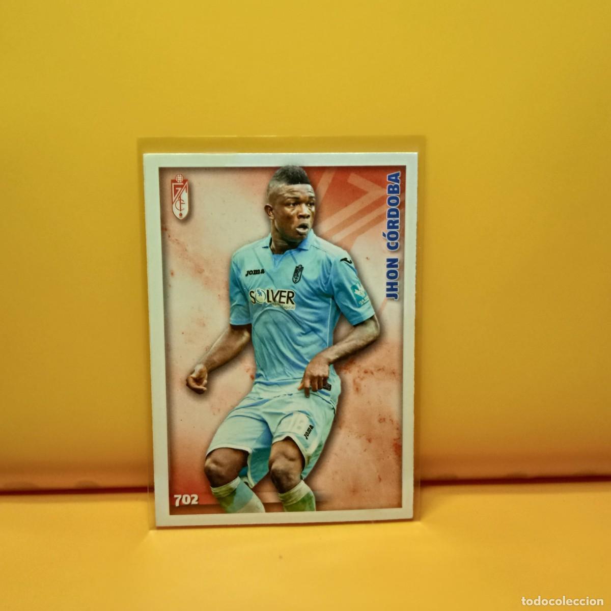 Cromos de F&uacute;tbol: MUNDICROMO 2014 2015 14 15 GRANADA JHON C&Oacute;RDOBA 702