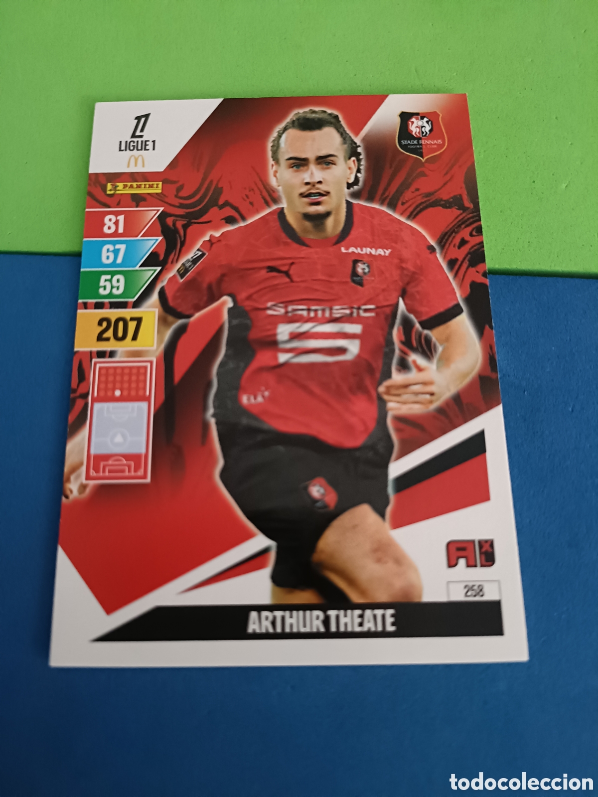 Cromos de F&uacute;tbol: LIGUE 1 FRANCIA FRANCE ADRENALYN XL 24 25 2024 2025 - 258 Theate