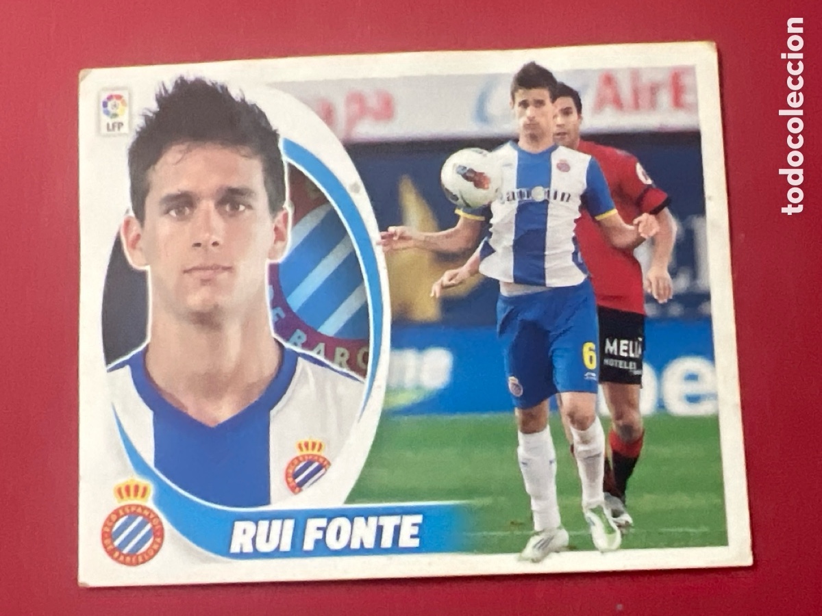 Cartes &agrave; collectionner de Football: C4343. 2012 2013 12 13 ESTE CROMO NUNCA PEGADO EN BUEN ESTADO ESPANYOL RUI FONTE N 13 B