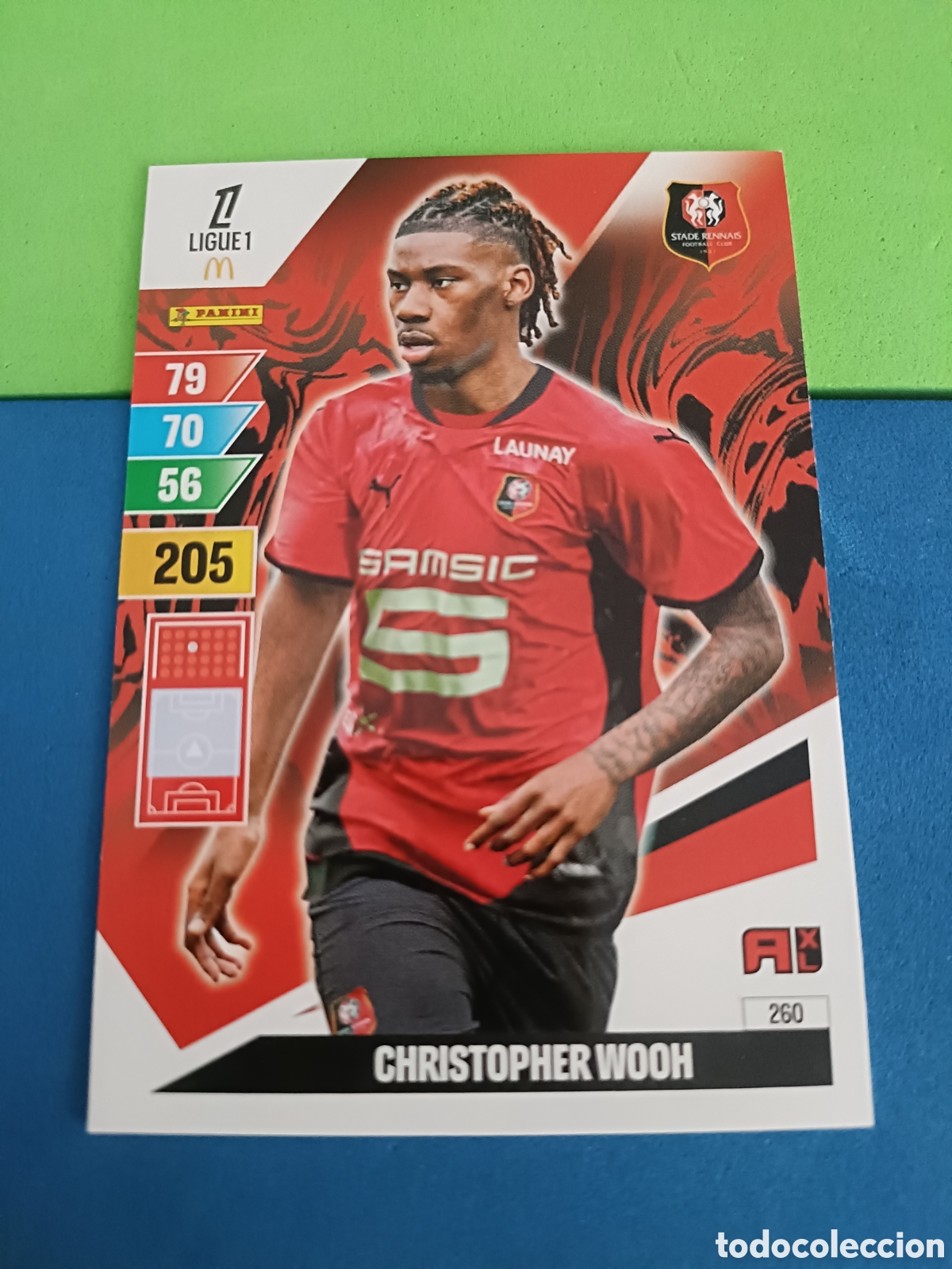 Cromos de F&uacute;tbol: LIGUE 1 FRANCIA FRANCE ADRENALYN XL 24 25 2024 2025 - 260 Wooh