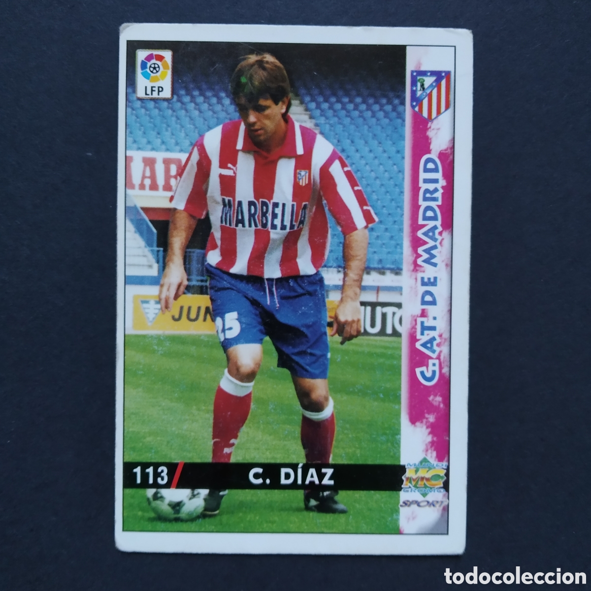 Cromos de F&uacute;tbol: CROMO - N&ordm; 0113 - C. D&Iacute;AZ - C.AT. MADRID - LAS FICHAS DE LA LIGA 98-99 (1998 / 1999) - MUNDICROMO
