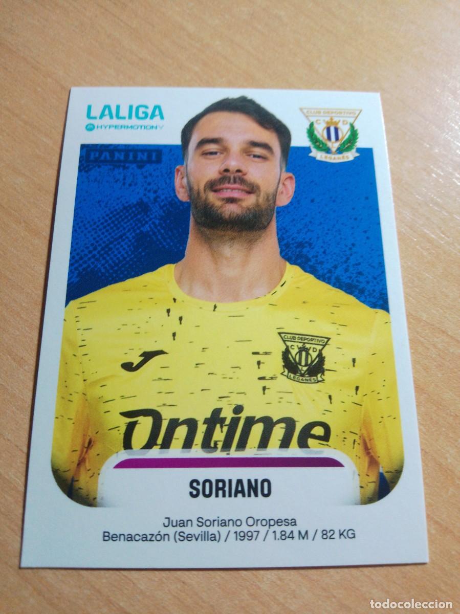 Cromos de F&uacute;tbol: 270 SORIANO DEL LEGANES 2&ordf; DIVISION HYPERMOTION 25 26 PANINI 2025 2026