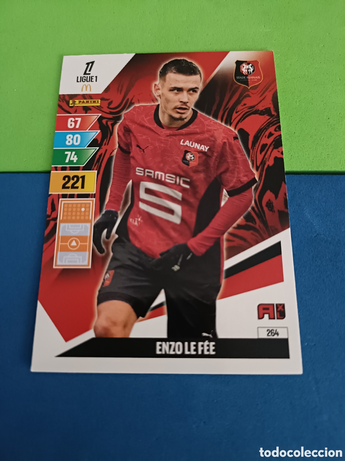 Cromos de F&uacute;tbol: LIGUE 1 FRANCIA FRANCE ADRENALYN XL 24 25 2024 2025 - 264 Le fee