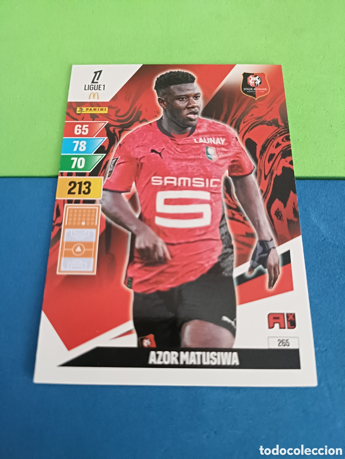 Cromos de F&uacute;tbol: LIGUE 1 FRANCIA FRANCE ADRENALYN XL 24 25 2024 2025 - 265 Matusiwa