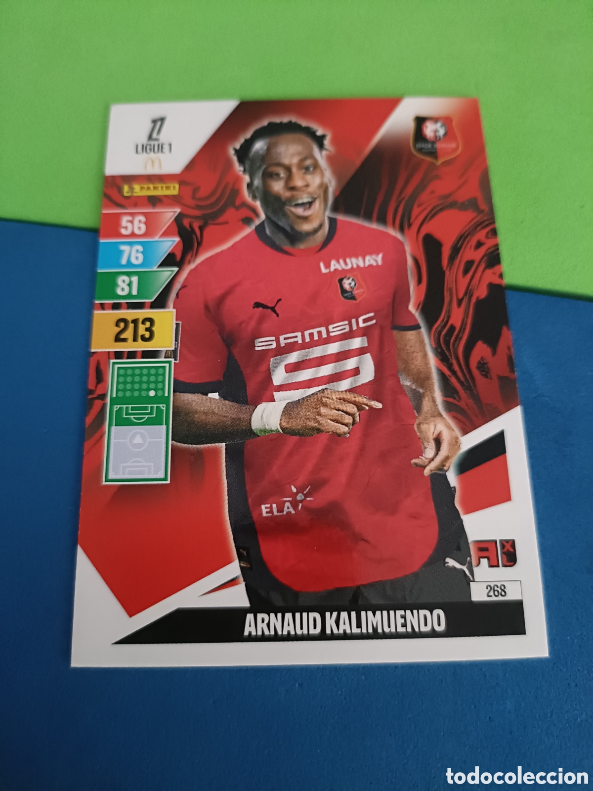 Cromos de F&uacute;tbol: LIGUE 1 FRANCIA FRANCE ADRENALYN XL 24 25 2024 2025 - 268 Kalimuendo