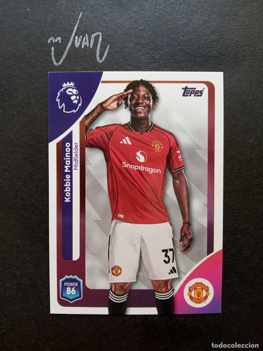 Cromos de F&uacute;tbol: 206 KOBBIE MAINOO MANCHESTER UNITED INGLATERRA ⚽ TOPPS &reg; PREMIER LEAGUE SOCCER 2025 2026 25 26 NUEVO