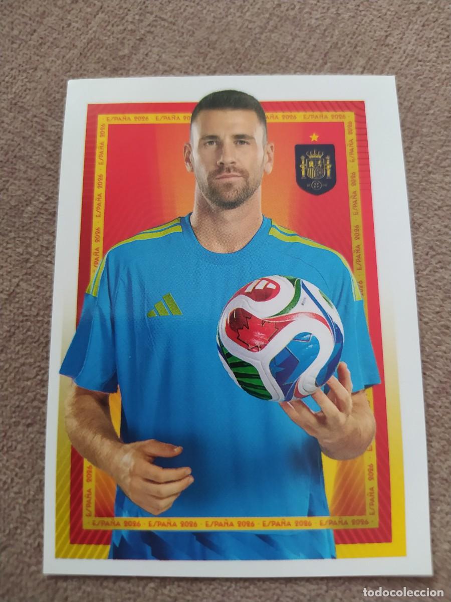 Cromos de F&uacute;tbol: Pegatina 09 Unai Sim&oacute;n 9 Espa&ntilde;a Mundial 2026 Carrefour Panini