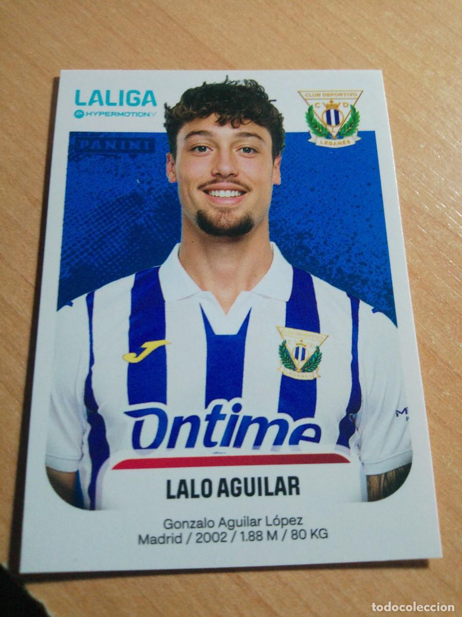 Cromos de F&uacute;tbol: 274 LALO AGUILAR DEL LEGANES 2&ordf; DIVISION HYPERMOTION 25 26 PANINI 2025 2026