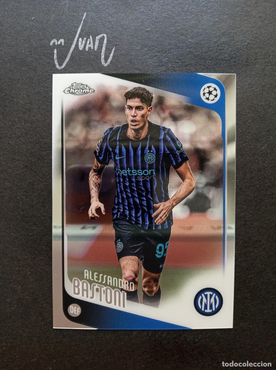 Cromos de F&uacute;tbol: N&ordm; 143 BASTONI INTER MILAN FC BARCELONA MUNDIAL 2026 ITALIA ⚽ TOPPS &reg; CHROME 2025 2026 25 26 NUEVO