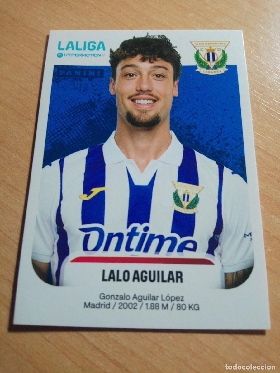 Cromos de F&uacute;tbol: 274 LALO AGUILAR DEL LEGANES 2&ordf; DIVISION HYPERMOTION 25 26 PANINI 2025 2026