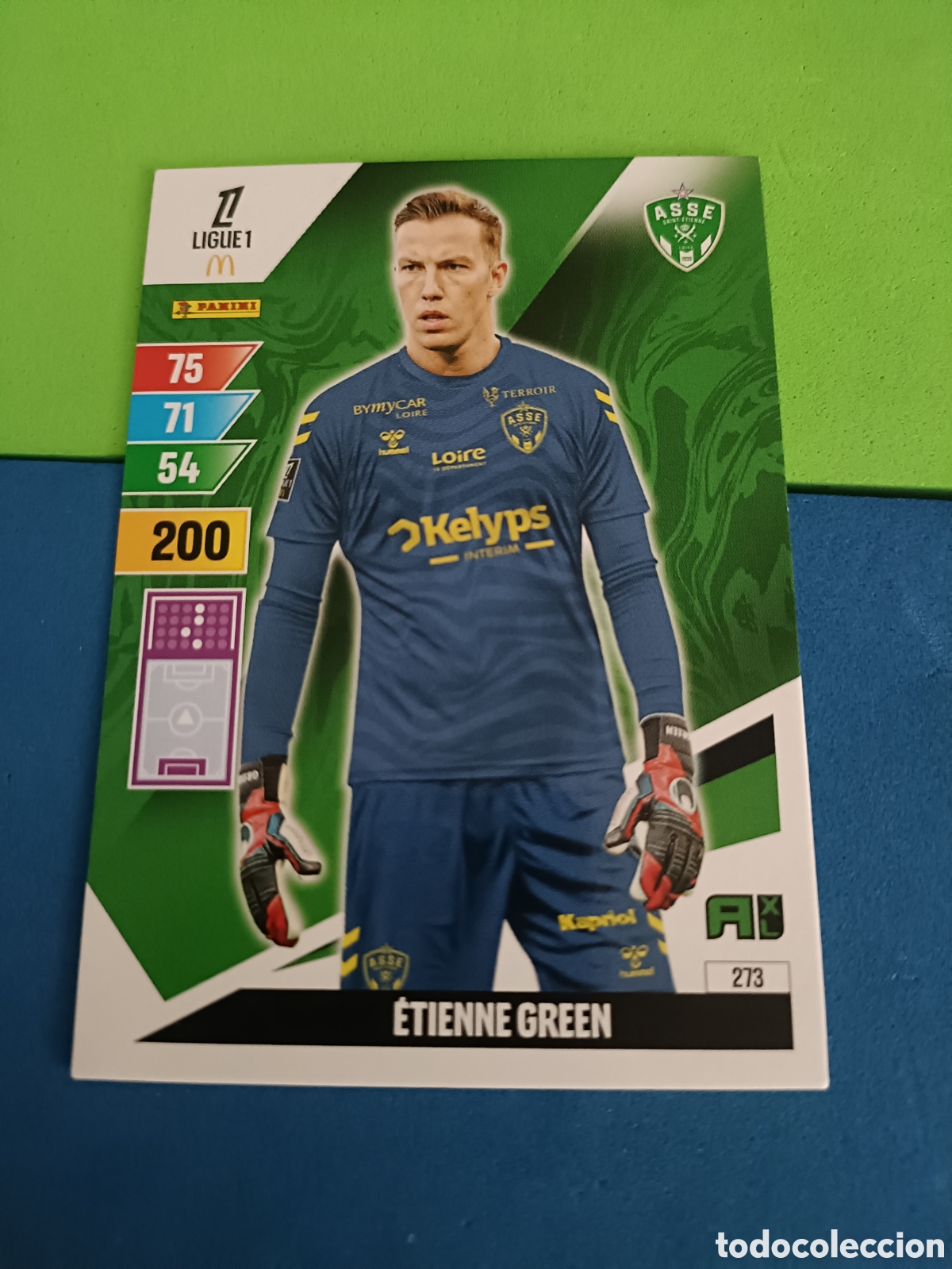 Cromos de F&uacute;tbol: LIGUE 1 FRANCIA FRANCE ADRENALYN XL 24 25 2024 2025 - 273 Green