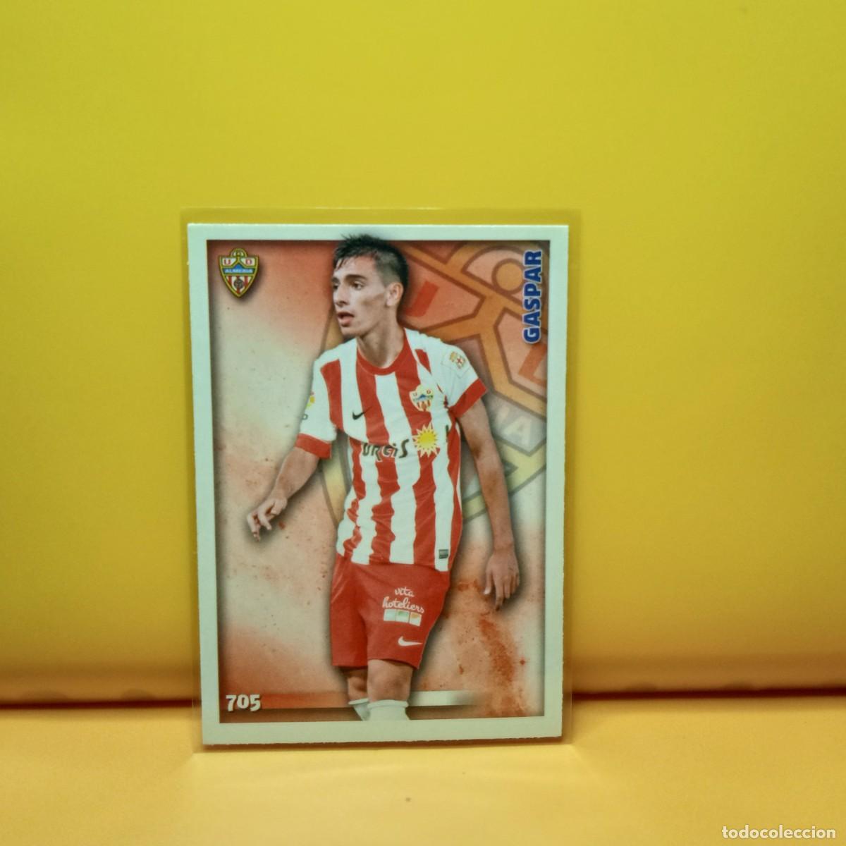 Cromos de F&uacute;tbol: MUNDICROMO 2014 2015 14 15 U.D ALMER&Iacute;A GASPAR 705