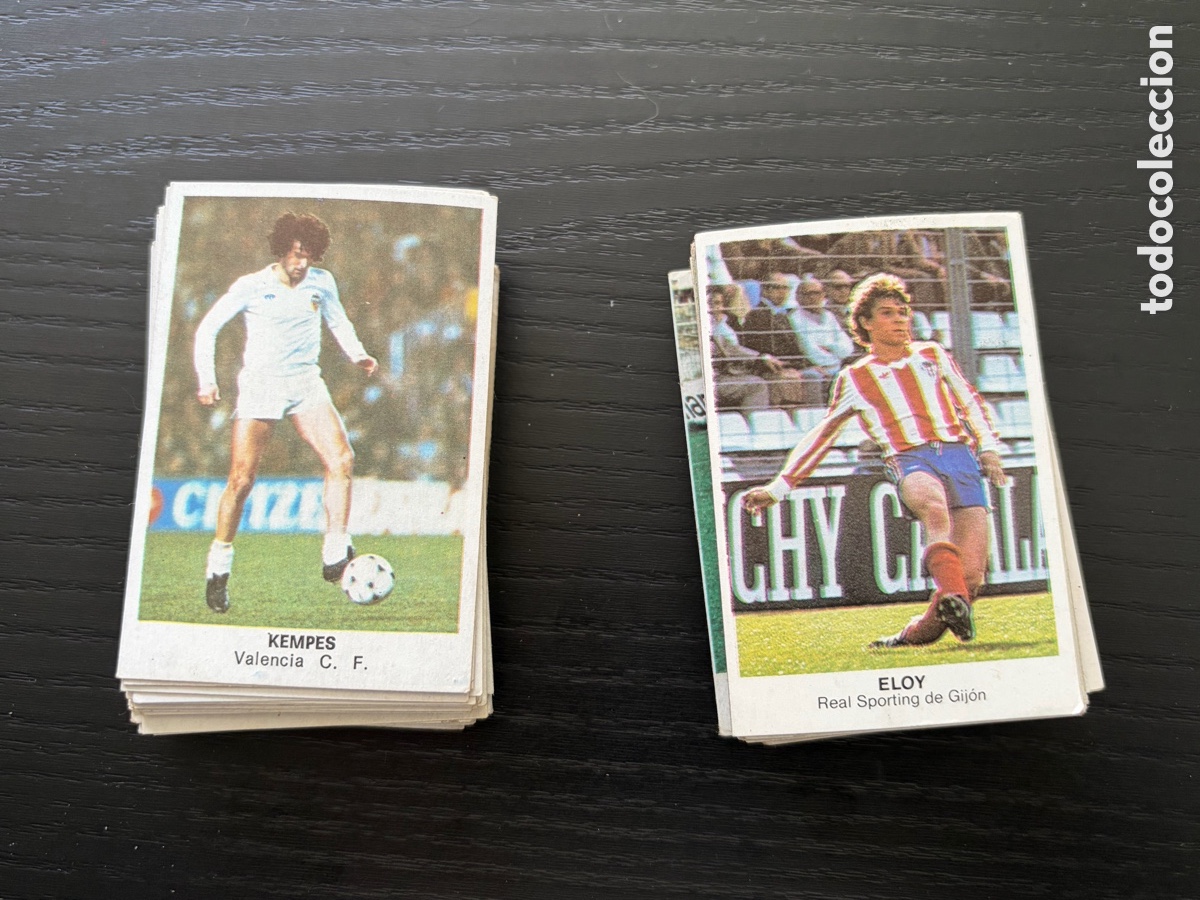Cromos de F&uacute;tbol: Lote 72 cromos Cano 84 diferentes traseras Cropan fichajes escudos