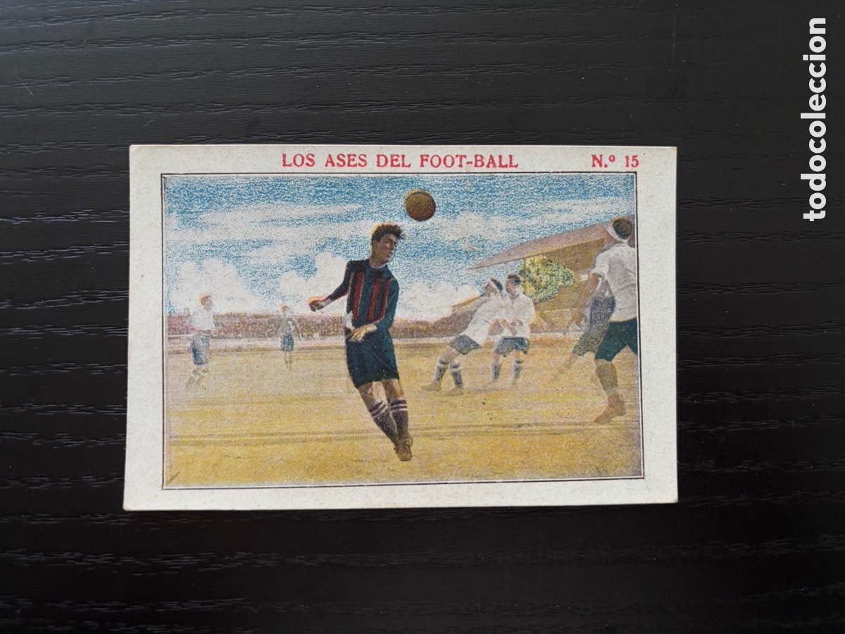 Cromos de F&uacute;tbol: Cromo Paulino Alc&aacute;ntara FC Barcelona Los Ases del Foot-Ball Lit Ba&ntilde;o