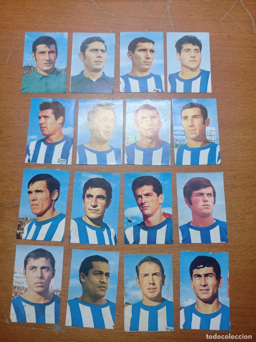 Cromos de f&uacute;tbol: CROMOS FHER 69-70 MALAGA COMPLETO