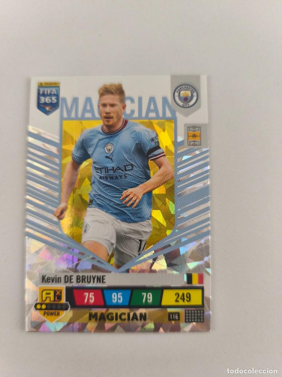 Cromos de F&uacute;tbol: FIFA 365 ADRENALYN XL 2023 KEVIN DE BRUYNE MAGICIAN 116 ALB FIFA