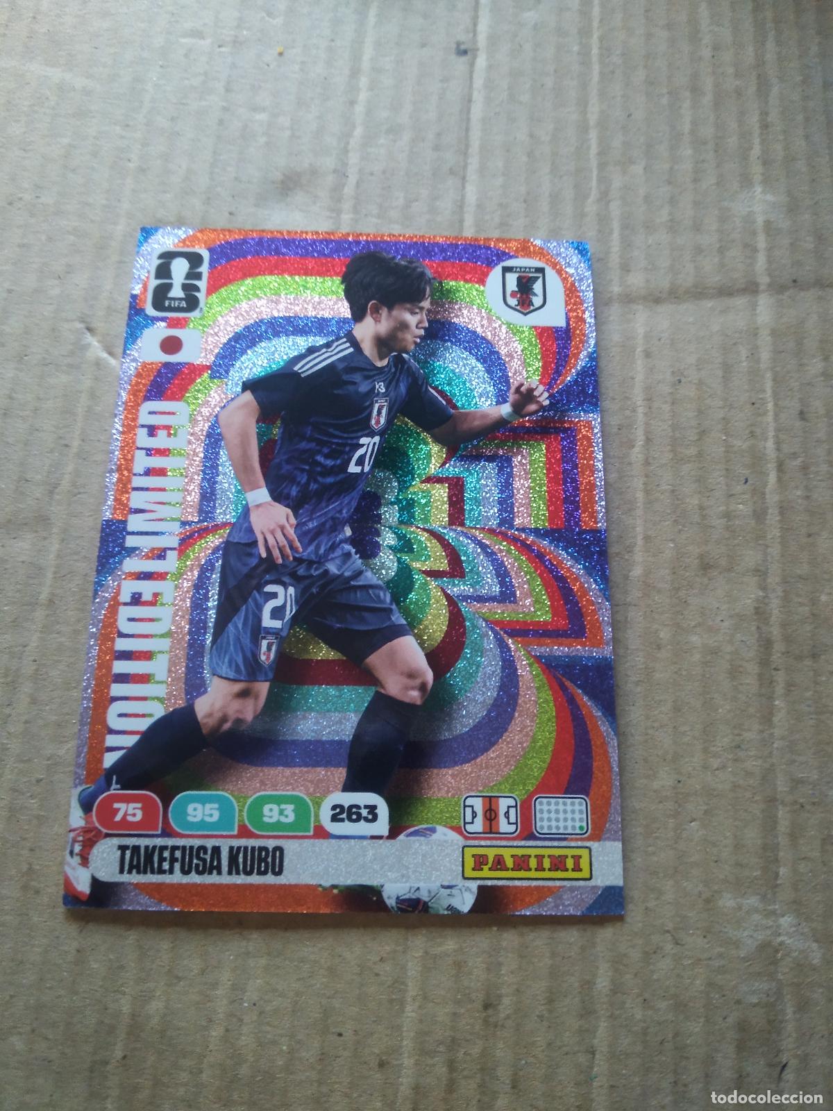 Cromos de F&uacute;tbol: KUBO JAPON EDICION LIMITADA CROMO FUTBOL PANINI ADRENALYN MUNDIAL 2026 WORLD CUP