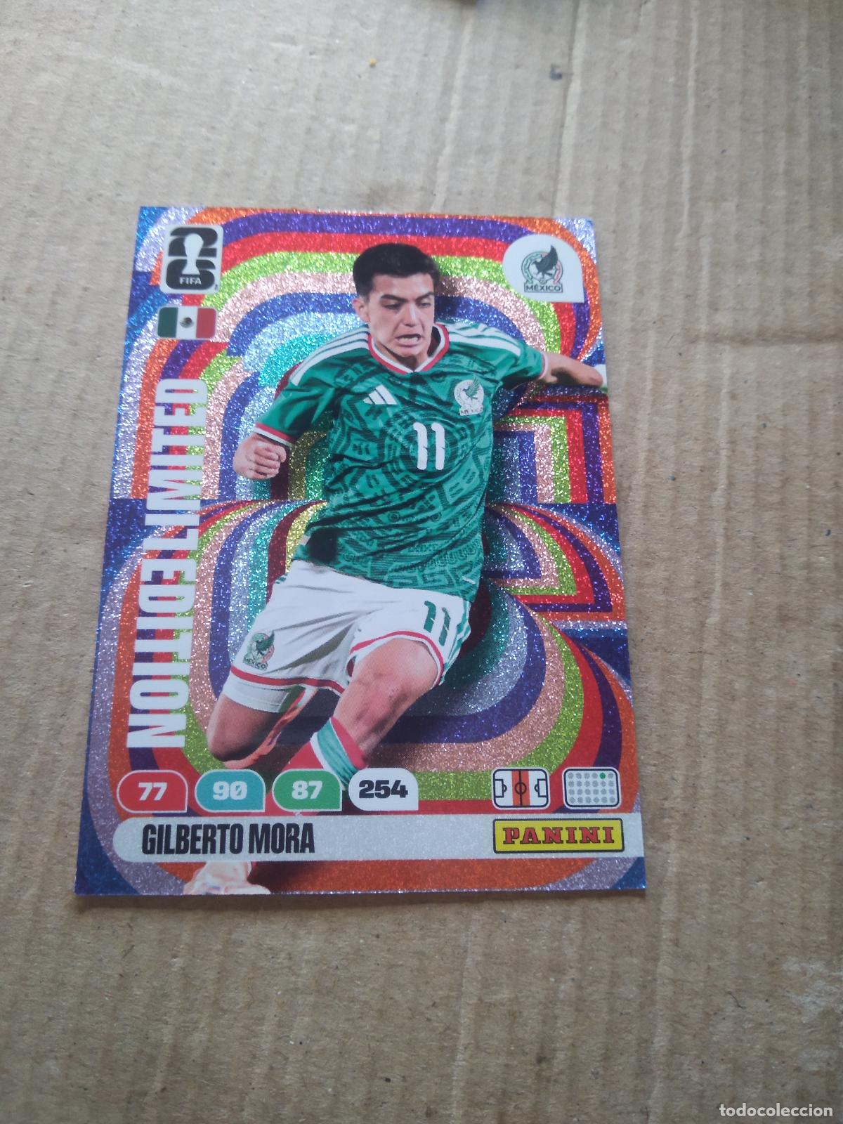 Cromos de F&uacute;tbol: GILBERTO MORA MEXICO EDICION LIMITADA CROMO FUTBOL PANINI ADRENALYN MUNDIAL 2026 WORLD CUP