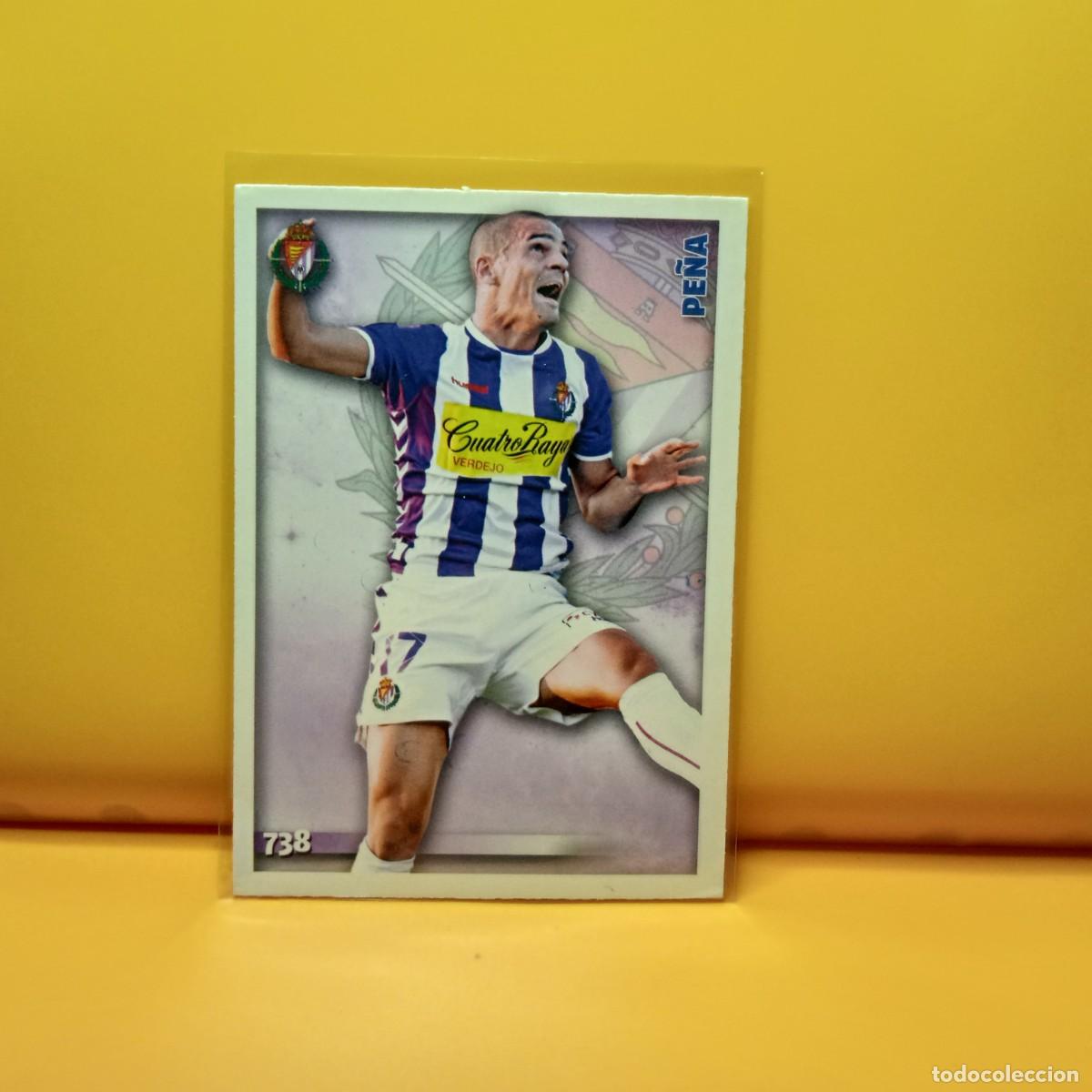 Cromos de F&uacute;tbol: MUNDICROMO 2014 2015 14 15 REAL VALLADOLID PE&Ntilde;A 738