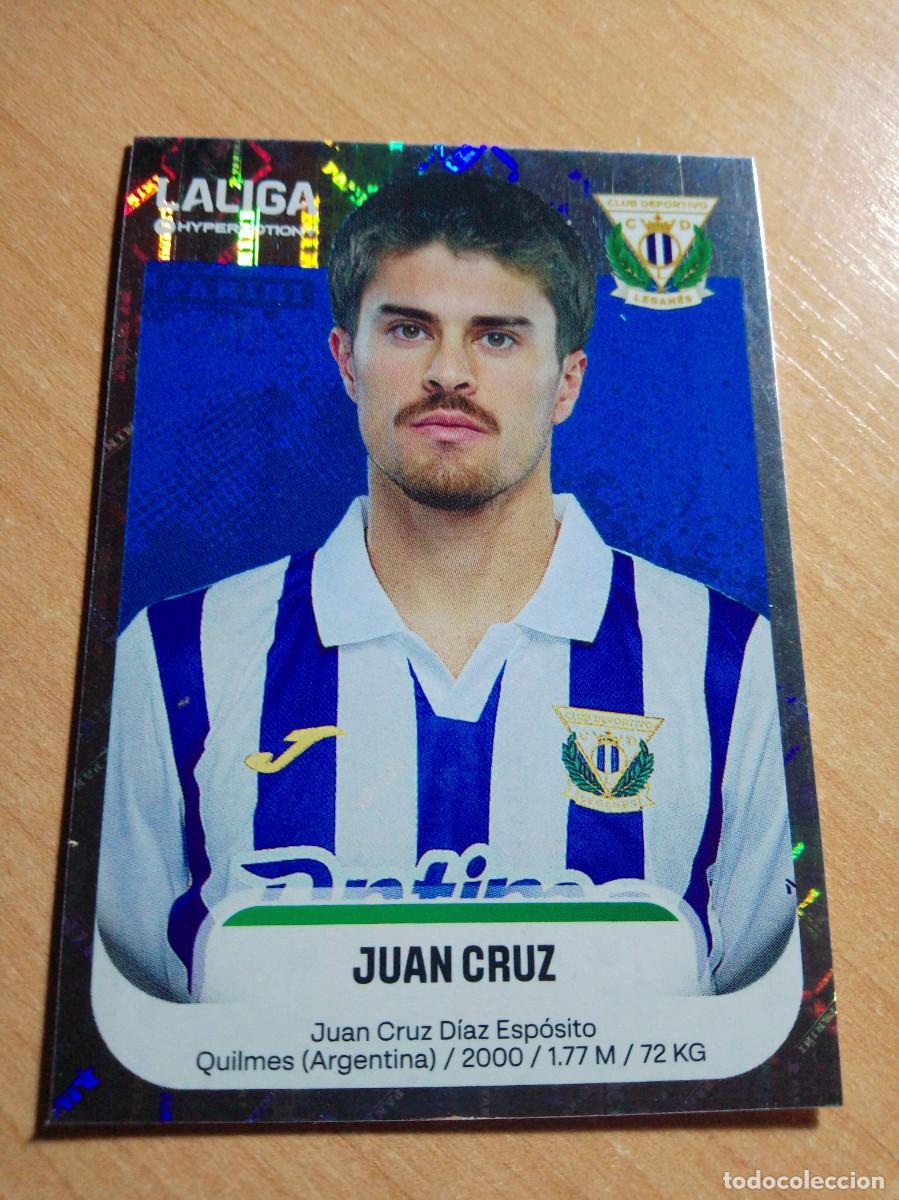 Cromos de F&uacute;tbol: 282 JUAN CRUZ DEL LEGANES 2&ordf; DIVISION HYPERMOTION 25 26 PANINI 2025 2026